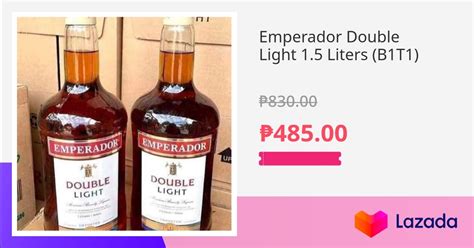 Emperador Double Light Liters B T