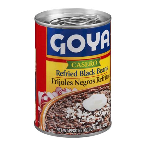 Save on Goya Refried Black Beans (Frijoles Negros Refritos) Order Online Delivery | MARTIN'S