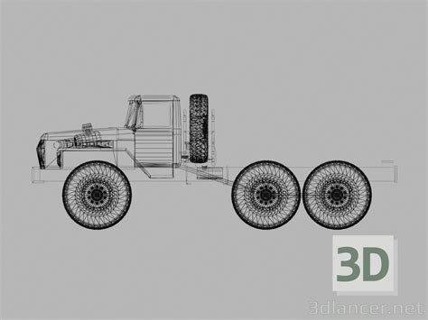 3d модель Ural 4320 49088