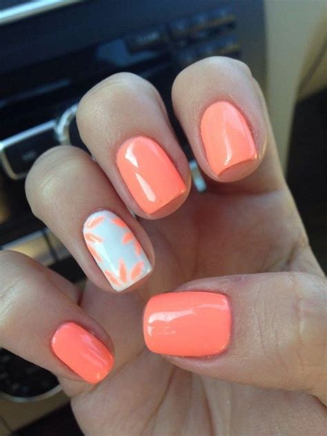 90 Bright Neon Nails To Try This Summer 47 Cute Gel Nails Coral