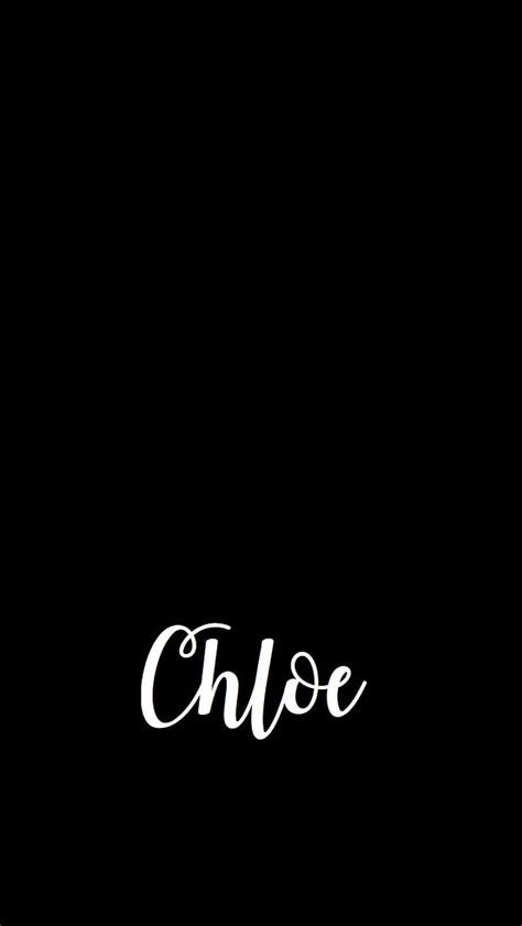 Chloe Calligraphy Name Hd Phone Wallpaper Peakpx