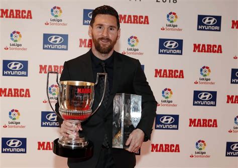 Lionel Messi Picks Up Two Trophies At Awards Gala | Soccer Laduma