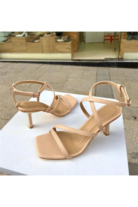 gloriyshoes Nude Rengi 8 Cm Ince Topuklu Ayakkabı Fiyatı Yorumları