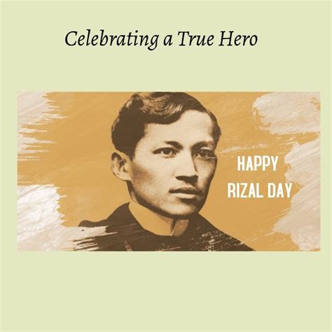 Rizal Day Rizal Poster Template Social Media Graphics