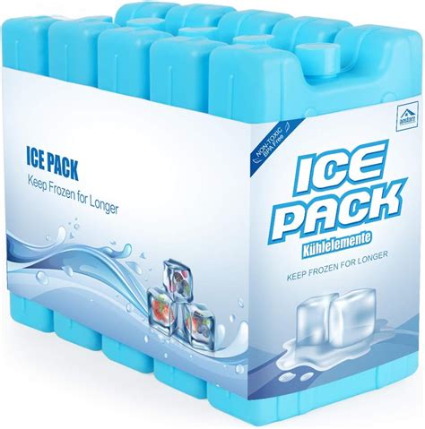 Anstore Freezer Blocks Ice Packs Mlx For Lunch Box Long Lasting