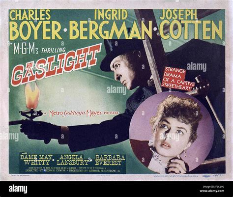 Gaslight (1944) 11028 - Movie Poster Stock Photo - Alamy