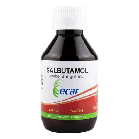 Salbutamol 2 Mg 5 Ml Jarabe Ec Frasco X 120 Ml Droguerias Patria