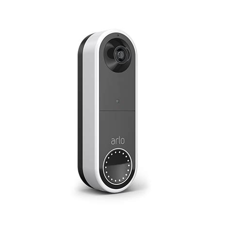 Sonnette Connectée Blanche Wifi Sans fil Vidéo Doorbell Arlo