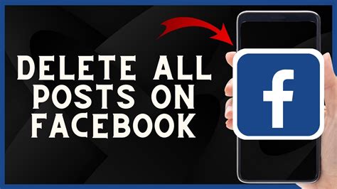 2023 Guide How To Delete All Posts On Facebook 🔥 Step By Step Tutorial 🚀 Youtube