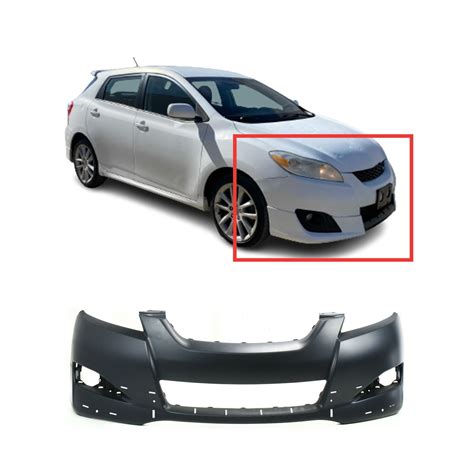 Dcp Front Bumper Cover For 2009 2010 Toyota Matrix Base S Xrs Xr W Fog