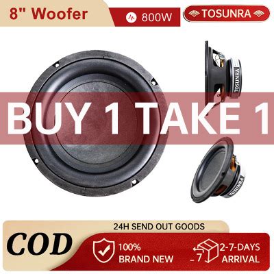 Tosunra Inches Instrumental Speaker Woofer Amplifier W Ohms