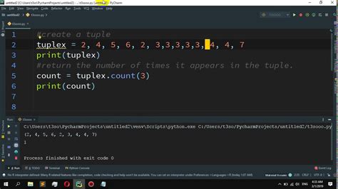 How To Find The Repeated Items Of A Tuple In Python Youtube