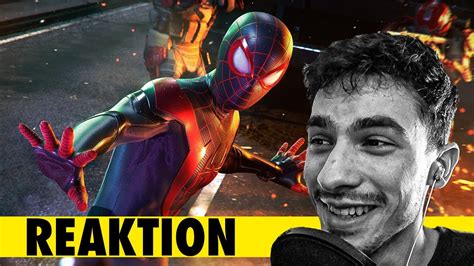 Spider Man MILES MORALES Gameplay Trailer Reaktion Deutsch YouTube