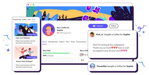 Ko Fi Get Donations Memberships And Shop Sales No Fees