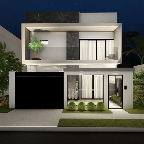 Fachada De Casa Moderna Modern House Facades Architect Design