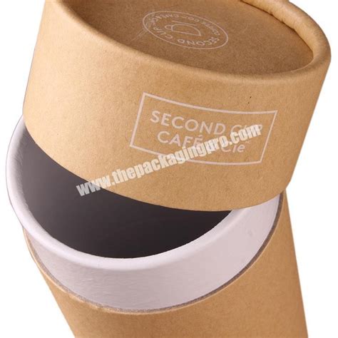 Round Kraft Paper Cylinder Box Cardboard Paper Mailing Tube Custom