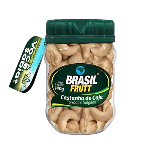 Castanha De Caju Torrada E Salgada Brasil Frutt G Armaz M Dos