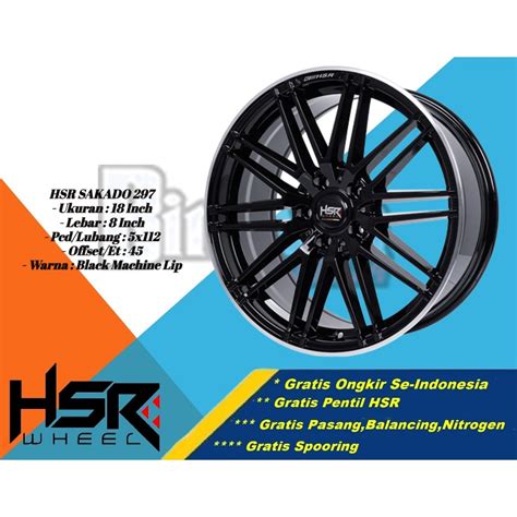 Jual Velg Mobil Mercy Ring 18 Hsr Sakado R18 Lebar 8 Pcd 5x112 Et45