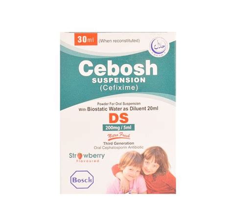 Cebosh DS 200mg 5ml Suspension 30 Ml Uses Formula Side Effects