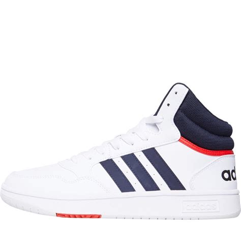 Buy Adidas Mens Hoops 30 Mid Classic Vintage Shoes Cloud Whitelegend