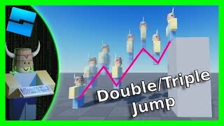 Roblox Double Jump Script Roblox Studio Tutorial Doovi