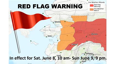 Red Flag Warning Burn Permit Suspension For Fairbanks Delta And Tok