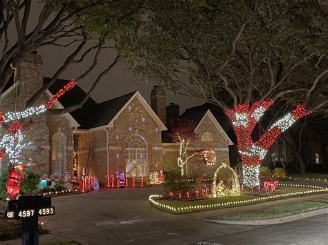 Deerfield Plano Christmas Lights Map | Shelly Lighting