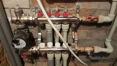 Подключение гребенки водоснабжения из полипропиленовых труб - фото