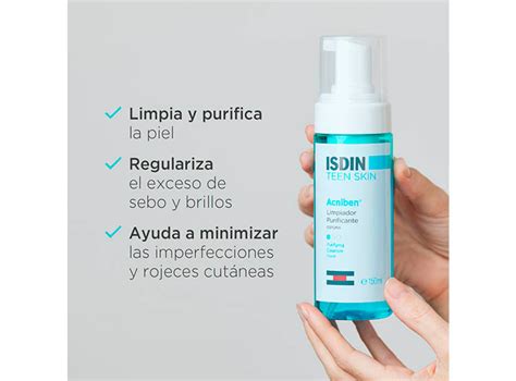 Ripley Tratamiento Isdin Teen Skin Acniben Limp 150ml