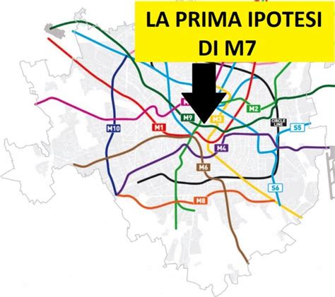 La M7 Le Tre Ipotesi Di Tracciato Della Settima Linea Di Milano