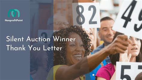 Effective Silent Auction Winner Thank You Letter Templates And Tips