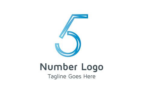 Number 5 Logo Graphic by TheHero · Creative Fabrica