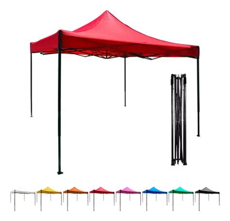 Carpa Toldo 3x3 Plegable Reforzado Lona Impermeable Jardin Meses Sin