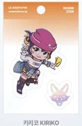 Le Sserafim Overwatch Kiriko Hologram Sticker Le Sserafim X