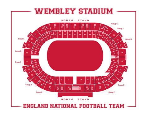 Wembley Stadium Seating Map