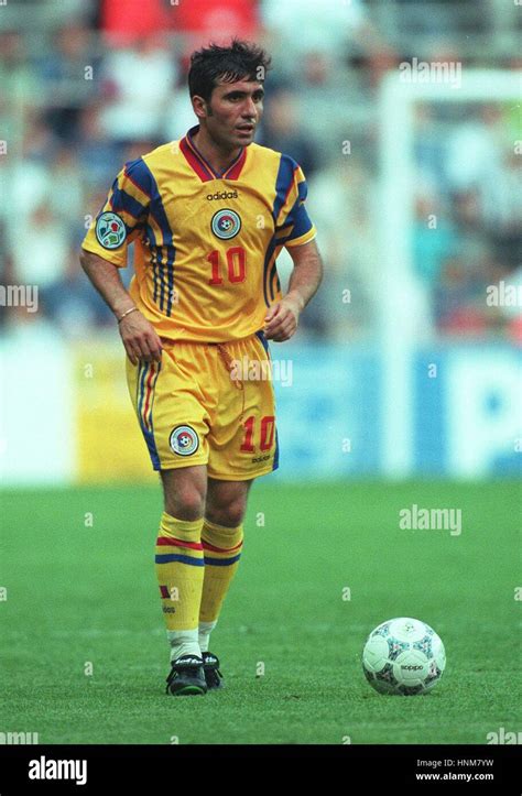 GHEORGHE HAGI ROMANIA & BARCELONA FC 13 June 1996 Stock Photo - Alamy