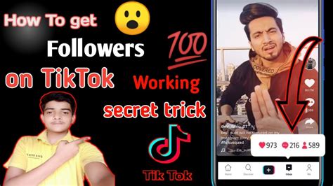 How To Get Followers On Tik Tok 😱without Any App Or Website New Trick 100 Working😎 Youtube