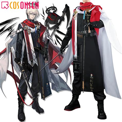 Arknights Pengeksekusi The Ex Foedere Federico Giallo Kostum Cosplay