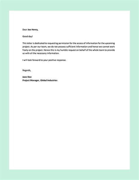 Free Request Letter To Principal For Permission Template Google Docs