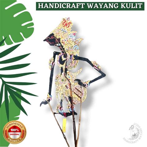 Jual Wayang Kulit Asli Kresna Kualitas Halus Gapit Sungu Ukuran Cm