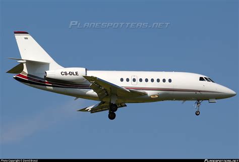 CS DLE NetJets Europe Dassault Falcon 2000EX Photo By David Bracci ID