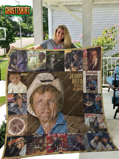 Jerry Reed Albums Quilt Blanket