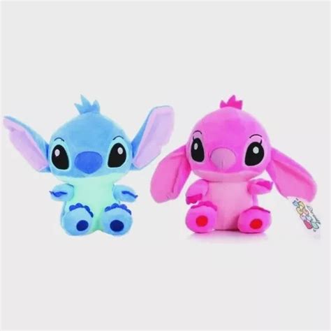 Casal Stitch E Stitch Angel Namorados Disney Pelúcia 20cm MercadoLivre