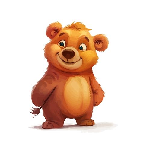 Winnie The Pooh Personagem De Desenho Animado Vetor Premium Gerado Ia