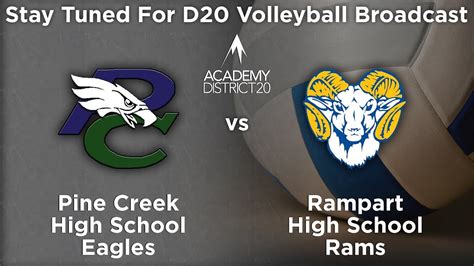 Pine Creek Vs Rampart Girls Volleyball Live Stream Youtube