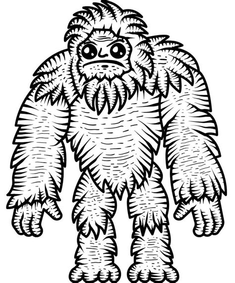 Bigfoot Coloring Page Free Printable Coloring Pages Free Printable