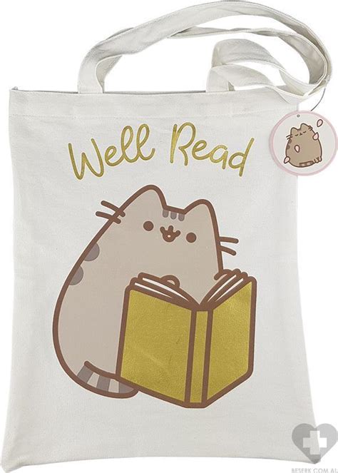 Pusheen Tote Bag Well Read At Mighty Ape Nz