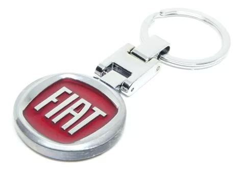 Llavero De Lujo Elegante Para Carro Marca Logo Emblema Fiat Cuotas