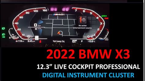 2022 BMW X3 M40I 12 3 Live Cockpit Professional Digital Instrument