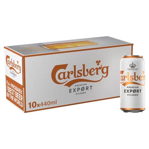 Carlsberg Export Lager Beer Cans Ocado